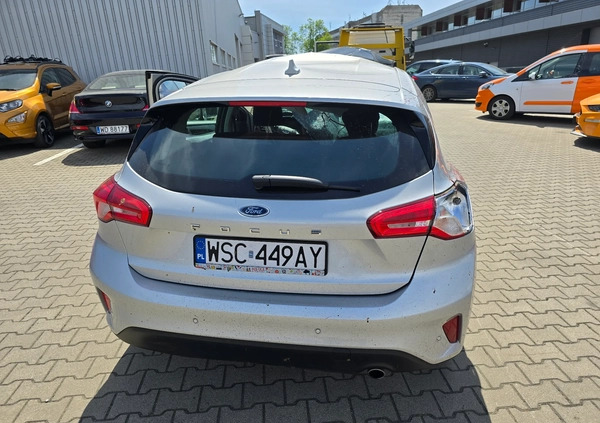 Ford Focus cena 20900 przebieg: 52000, rok produkcji 2019 z Łódź małe 106